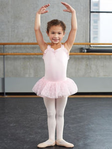 Cap Sleeve Tutu Dance Dress for Girls, Child Size 10128C