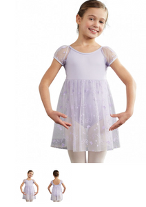 Empire Puff Sleeve Dance Dress for Girls, Child Size 10126C