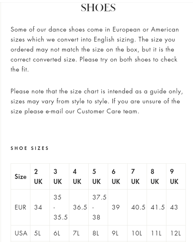 Convert uk shoe size to wholeselling european