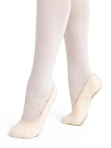 Capezio, HANAMI - Canvas Ballet Shoes, 2037W Pink Adult Size
