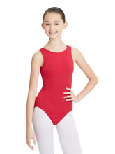 Load image into Gallery viewer, Capezio, High-Neck Tank Leotard w/Ballet Ln - CC201 Adult Leotard