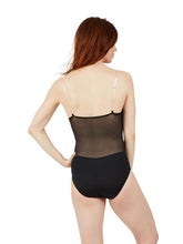 Load image into Gallery viewer, Capezio, Plunge Neck Mesh Midriff Leotard 3763W Women Foundation Leotard
