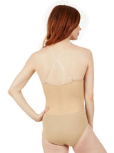 Load image into Gallery viewer, Capezio, Plunge Neck Mesh Midriff Leotard 3763W Women Foundation Leotard