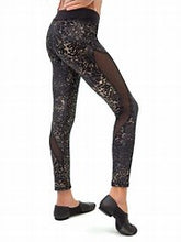Load image into Gallery viewer, Capezio Leggings - 11464W Damask Mesh Insert Leggings - Adult Size
