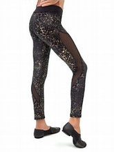 Load image into Gallery viewer, Capezio Leggings - 11464W Damask Mesh Insert Leggings - Adult Size