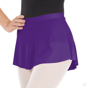 Eurotard Girl's, Pull-on High-Low Mini Ballet Skirt; 06121C - Child Skirt