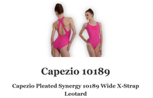 Load image into Gallery viewer, Capezio &quot;Razor Back&quot; Leotard, Wide Strap Adult Size 10189
