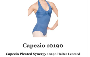 Capezio Halter with Back Strap Leotard, Adult Size 10190