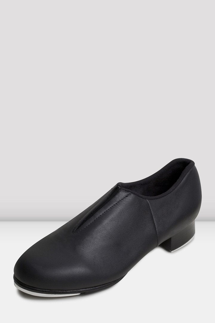 Bloch Ladies Tap Flex Slip-On Leather Tap Shoes, S0389L, Black Adult