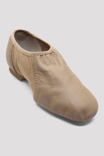 Load image into Gallery viewer, Bloch S0495L, Ladies Tan Neo-Flex Slip On Leather Jazz Shoe, Adult Size
