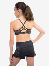 Load image into Gallery viewer, Capezio Damask Cross Back Strap Bra Top (&quot;Crop Top&quot;), 11461W Adult Size
