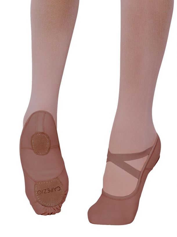 Capezio HANAMI - Canvas Ballet Shoes, 2037W Mocha Adult Size – Tutu Cute  Dance Fashions