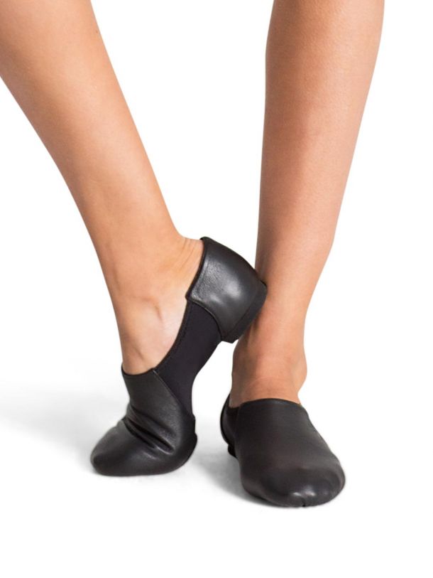 Capezio - Hanami Wonder Jazz Shoe, CG30W, BLK, Leather, Split Sole Adult Size